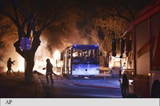 Explozie violentă la Ankara, soldată cu cinci morți și zece răniți