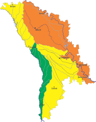 Cod galben şi portocaliu de secetă hidrologică