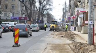 Termenul de finalizare a lucrărilor de reparație a străzii Vasile Alecsandri, amînat din nou.