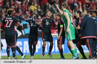 Bayern Munchen, calificare fără emoții în semifinalele Ligii Campionilor, după 2-2 cu Benfica